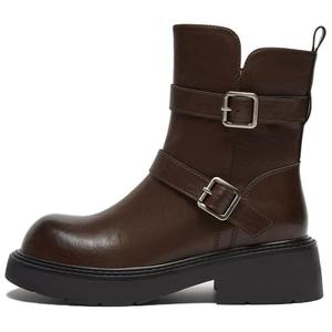 BASTO Ботильоны женские кофейно-черные