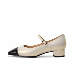 Туфли Мэри Джейн женские SHOEMAKER QUEEN, Pearlescent Milk White