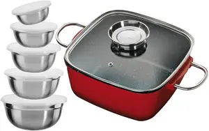 Жаровня King с набором мисок с крышками