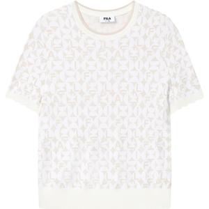 Футболка женская цвета слоновой кости Fila