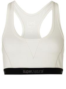 Бюстгальтер из мериноса W TUNDRA220 SEMPLICE BRA белого цвета super.natural