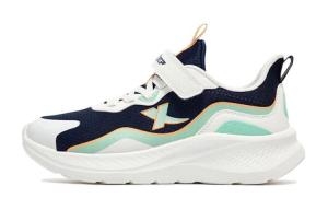 Детские кроссовки GS Low-top Синие/Белые/Зеленые Xtep, зеленый