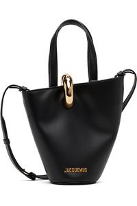 Сумка-Тоут La casa "маленькая бамбука" Jacquemus, черный