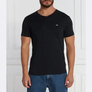 Облегающая футболка Gant, черный