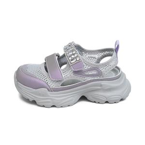 Нескользящие, легкие, амортизирующие, низкие сандалии для детей Budding, фиолетовый