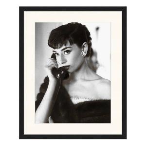Картина Any Image Audrey call, 43x53x2,5 см, черный