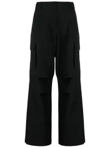 Широкие брюки карго COPERNI, черный