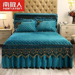 Antarctic Комплект фланелевого постельного белья из 4 предметов (простыня на резинке 180х200 см, пододеяльник, наволочки), цвет Island Blue