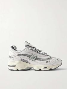 Кроссовки из искусственной кожи и сетки New Balance, белый