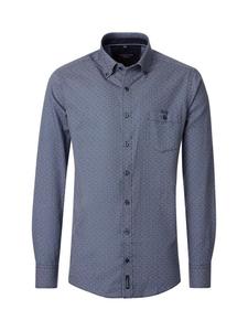 Рубашка с длинными рукавами синего цвета CASAMODA