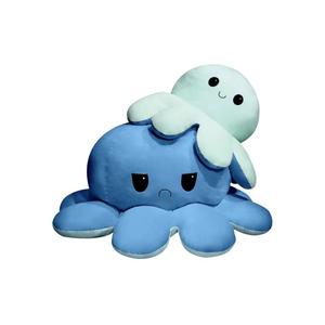 Двусторонняя реверсивная плюшевая игрушка маленький осьминог с меняющейся мордочкой 20см/30см/40см/90см высота Whoops