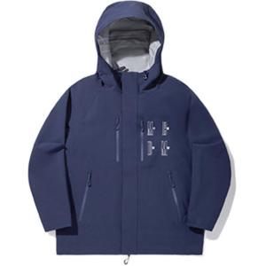 LiNing Водонепроницаемая и тёплая ветровка унисекс тёмный морской синий, Dark Ship Blue