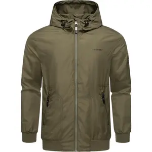 Верхняя куртка Ragwear "Stewie II", с капюшоном, стильная мужская переходная куртка с большим капюшоном, зеленый