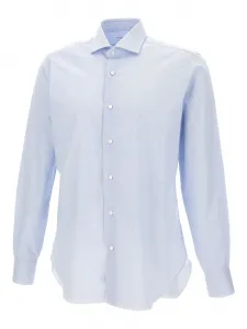 Полосатая рубашка с длинными рукавами Barba, синий