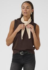 Шарф Kaffe Scarf, Eggnog Melange/Beige