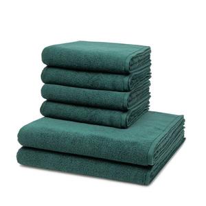 Sensual Skin Набор полотенец Ross (6 шт), 50x1x100 см цвет moosgrün