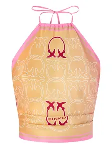 Парео с принтом логотипа Pinko, нейтральный