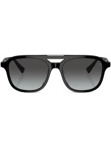Brunello Cucinelli солнцезащитные очки Sartorial Sunset, черный
