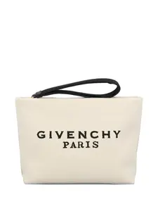 Клатч с логотипом Givenchy, нейтральный