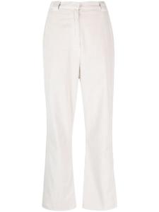 Вельветовые брюки прямого кроя Kristensen Du Nord, нейтральный цвет