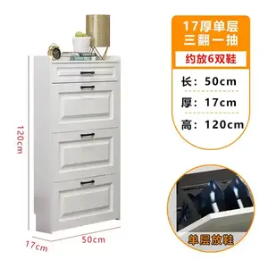 Yu Senyi Комод 50х17х120 см для прихожей из массива дерева, настенный, с откидной дверцей, большой вместимостью