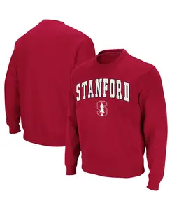 Мужской свитшот с аркой и логотипом Stanford Cardinal Colosseum, красный