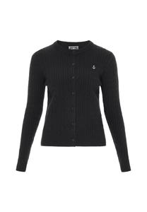 Вязаный кардиган DreiMaster Maritim, черный