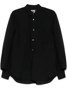Рубашка с длинными рукавами Black Comme Des Garçons, черный