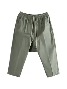 Брюки с поясом на завязках Rick Owens, зеленый