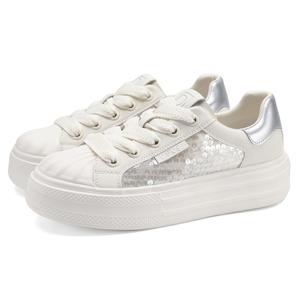 D:FUSE SCANDINAVIA D FUSE SCANDINAVIA Женские противоскользящие, износостойкие, легкие низкие скейтерские кроссовки бежево-серебристые, цвет Beige/Silver