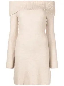 Трикотажное платье мини Sophie Cult Gaia, нейтральный