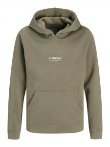 JACK & JONES Junior Толстовка с капюшоном JJESOHO SWEAT HOOD JNR в цвете ветивер