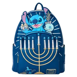 Рюкзак Loungefly Disney Stitch Menorah, синий