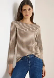 Топ с длинными рукавами gestreiftes Cecil, Braun