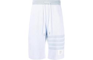 Шорты с 4 полосками и шнурком THOM BROWNE, синий