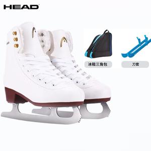 HEAD Коньки для фигурного катания F200 White Fleece-Lined с предзаточенными лезвиями, набор (коньки + чехлы + рюкзак), Blue Style, размер 31