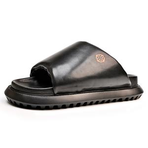 Мужские противоскользящие сандалии с резиново-пенопластовой подошвой Brounvanm, черный