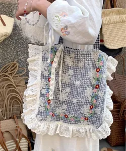 Aimoha -select-/Кружевная Цветочная сумка-тоут Aimoha - Select -, цвет Black