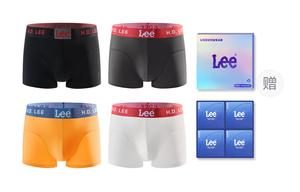 Классические 101 Underpants мужские боксеры 4 шт Lee, черный