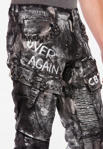 Джинсы облегающего кроя Cipo & Baxx, черный