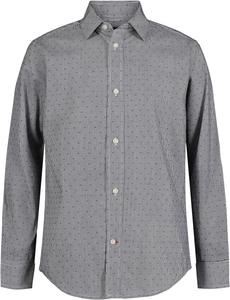 Рубашка Tommy Hilfiger Boys с длинными рукавами, воротником, застежкой на пуговицы и манжетами, в клетку "гингем", Navy