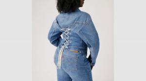 Куртка дальнобойщика Beyoncé X Levi's Levi's, Laced Up - Medium Wash