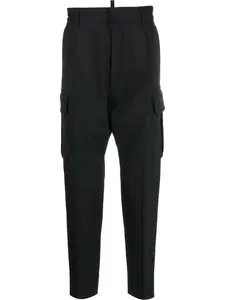 Брюки-карго с заниженным шаговым швом DSQUARED2, черный