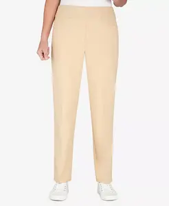 Женские джинсы средней посадки Super Stretch стандартной длины Alfred Dunner, коричневый/бежевый