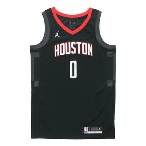 Майка Air Jordan NBA Basketball Sports Jersey SW Fan Edition 20-21 Season Rockets Version Westbrook 0 Black, черный