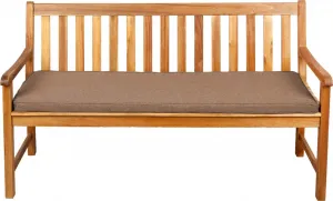 Подушка-сиденье для скамейки, садовой качели, сиденья, гладкая. FK5 (200x60x5, светло-коричневая)