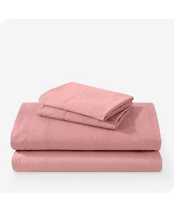 Набор ультрамягких простыней из микрофибры King Bare Home, розовый