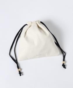 Мини-сумочка на завязках из искусственной кожи