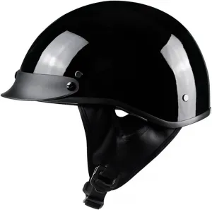 Винтажный мотоциклетный полушлем, шлем-полушлем 3/4 с быстросъемным креплением, мотоциклетный шлем немецкого стиля, шлем для скутера, сертифицирован ECE, мужской и женский, открытый шлем, шлем для скутера QAZXCVB, 2