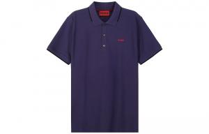 Футболка поло мужская фиолетовая HUGO BOSS